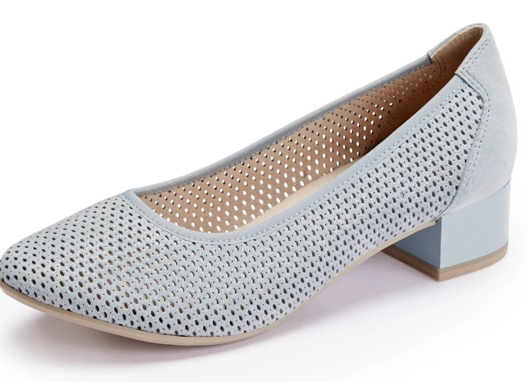 Hot ELENA EDEN Pumps mit luftiger Perforation Damen Pumps