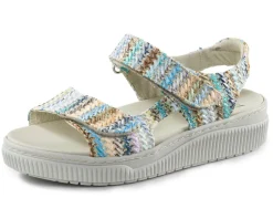 New ELENA EDEN Sandale aus interessantem Bast-Material Damen Sandalen