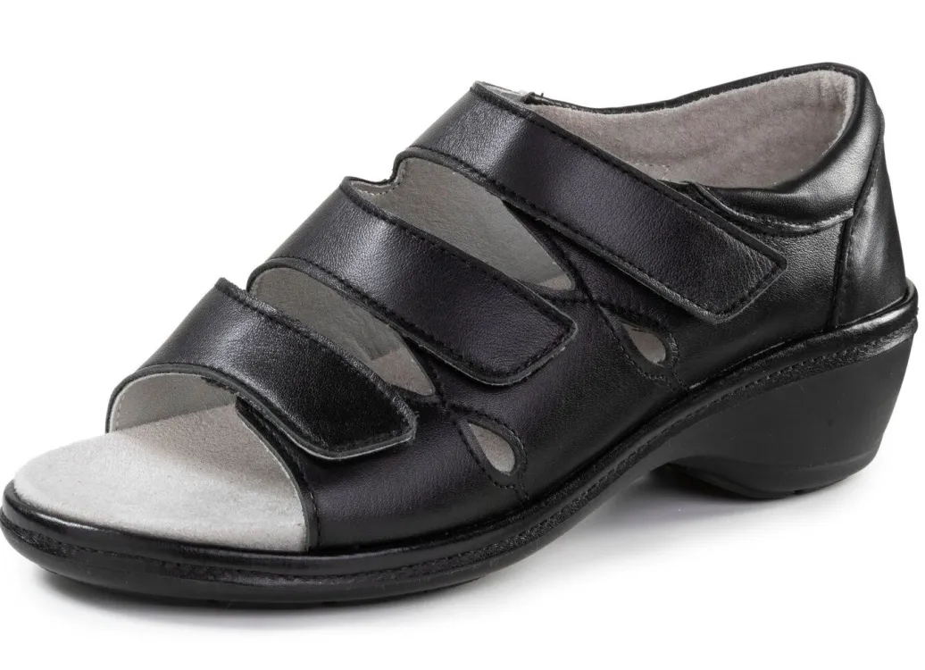 Outlet ELENA EDEN Sandale aus teilweise schimmerndem Nappaleder Damen Sandalen