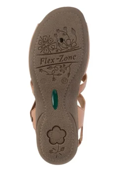 New ELENA EDEN Sandale mit Ziernieten und Lederdurchzügen Damen Sandalen