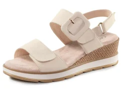 Best ELENA EDEN Sandalette aus feinem Nubukleder Damen Sandalen