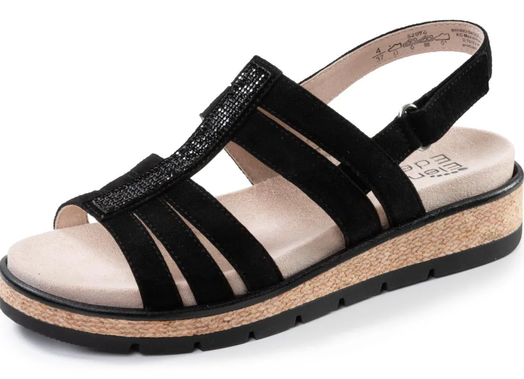 Outlet ELENA EDEN, schicke Damen-Sandalen, Weite G, mit herausnehmbarem Fußbett Damen Sandalen