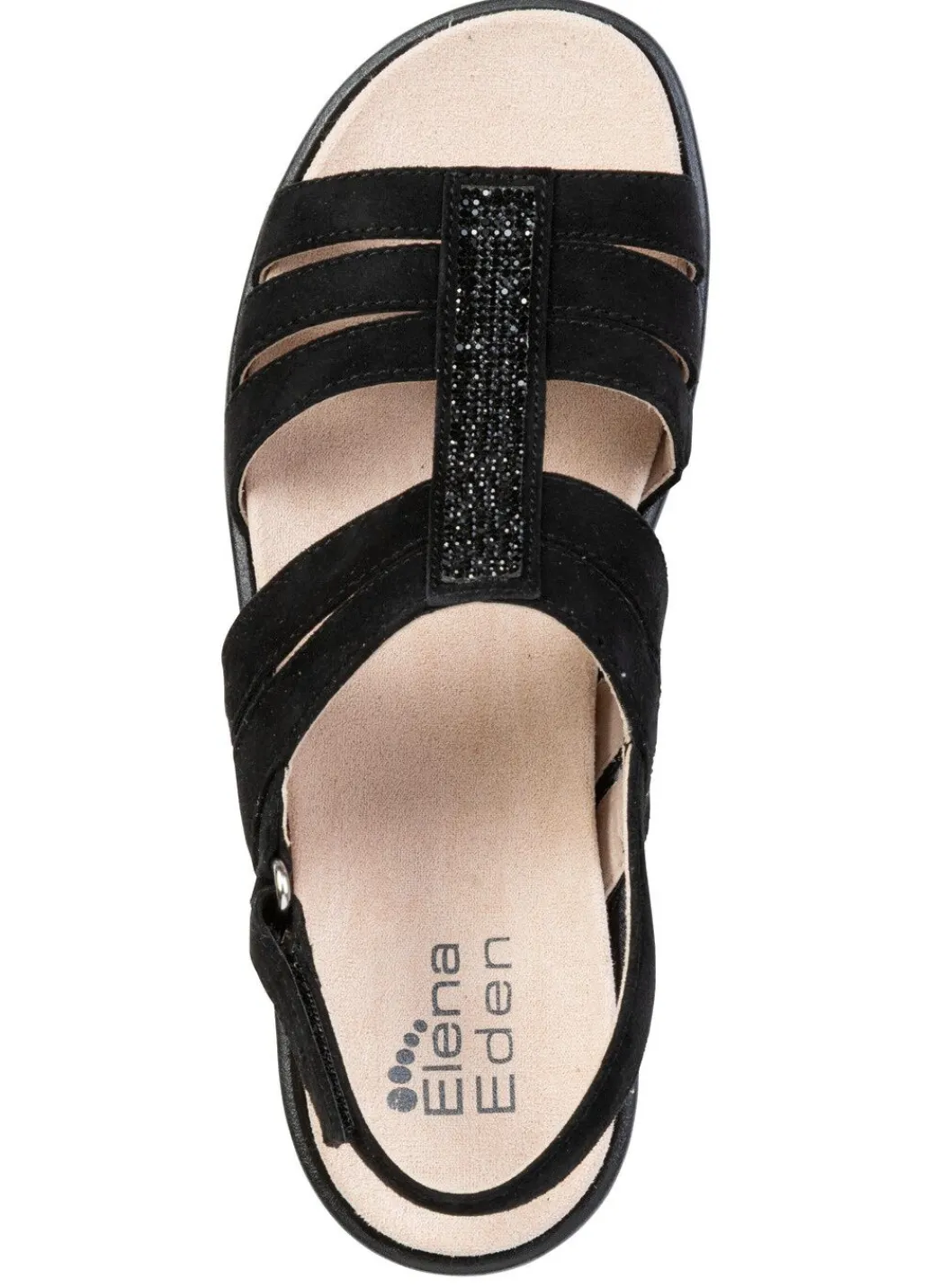 Outlet ELENA EDEN, schicke Damen-Sandalen, Weite G, mit herausnehmbarem Fußbett Damen Sandalen