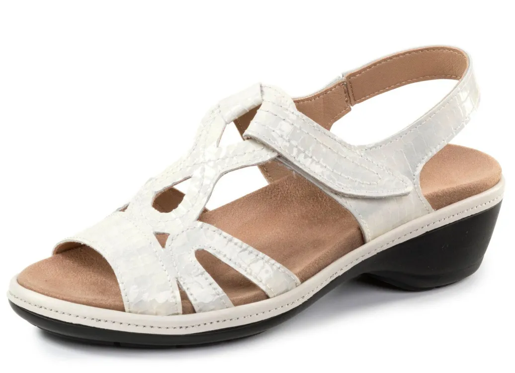ELENA EDEN, schicke Damen-Sandalen, Weite H, mit herausnehmbarem Fußbett Damen Sandalen