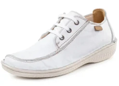 New ELENA EDEN Schnürschuh aus Nappaleder mit Knitter-Struktur Damen Schnürschuhe