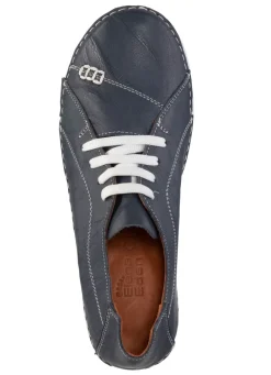 Best ELENA EDEN Schnürschuh mit Knitter-Struktur und Zier-Nähten Damen Schnürschuhe