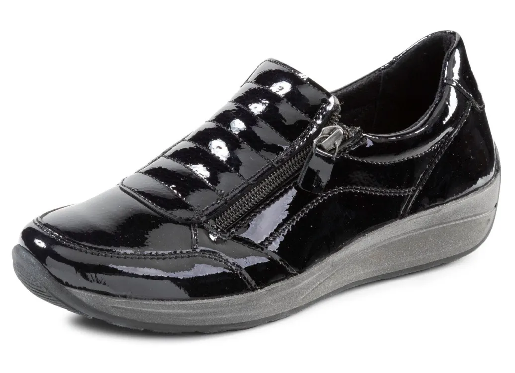 ELENA EDEN Slipper aus Lackleder Damen Slipper