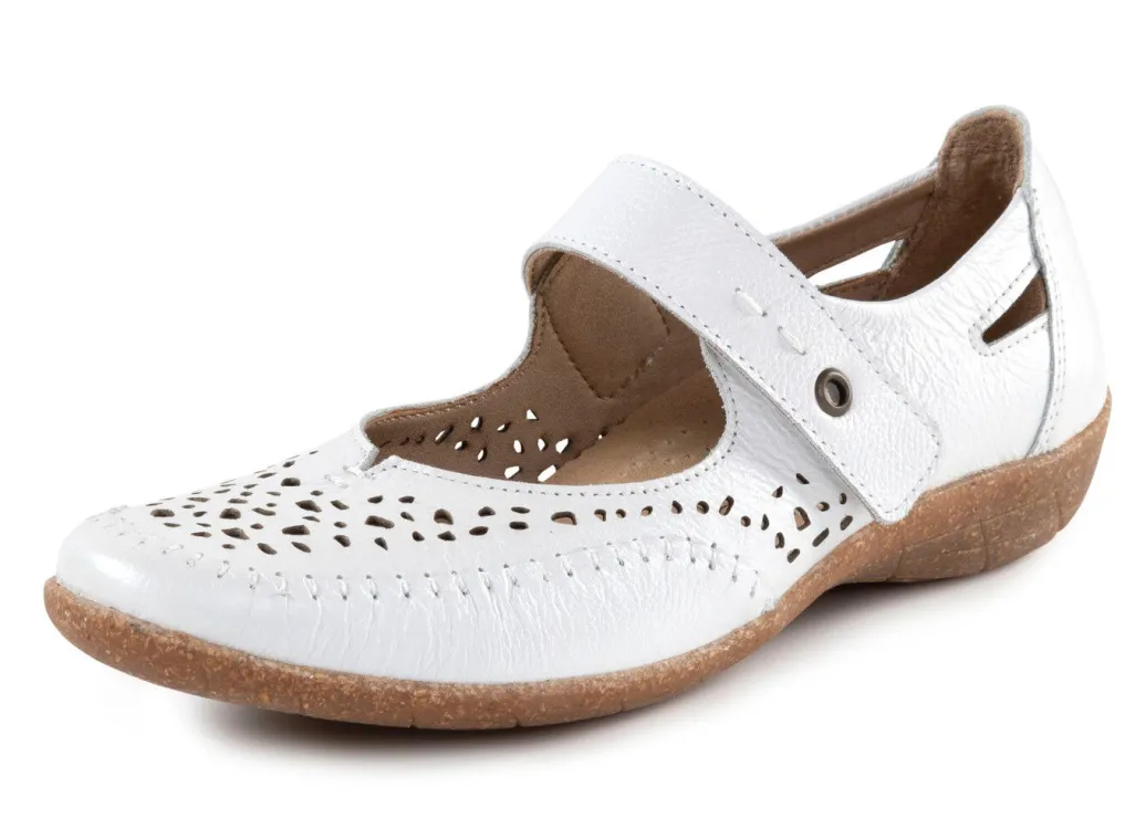 ELENA EDEN Slipper aus luftig durchbrochenem Leder Damen Slipper