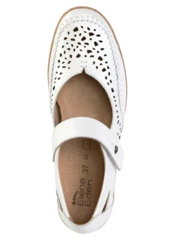 ELENA EDEN Slipper aus luftig durchbrochenem Leder Damen Slipper