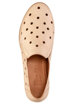 Clearance ELENA EDEN Slipper aus weichem Nappaleder mit Lochungen Damen Slipper