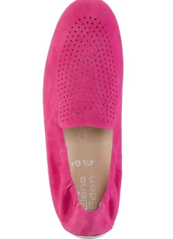 Best ELENA EDEN Slipper aus weichem Veloursleder mit luftiger Perforation Damen Slipper