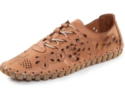 Clearance ELENA EDEN Slipper aus weichem Nappaleder mit Prägung Damen Slipper