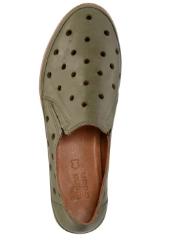 Sale ELENA EDEN Slipper aus weichem Nappaleder mit Lochungen Damen Slipper