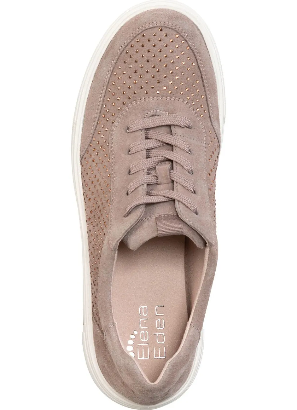 Clearance ELENA EDEN Sneaker aus feinem Veloursleder Damen Sneaker & Sportschuhe|Schnürschuhe