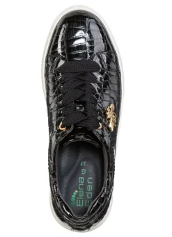 Online ELENA EDEN Sneaker aus Lackleder mit edlem Metallschmuck Damen Sneaker & Sportschuhe|Schnürschuhe