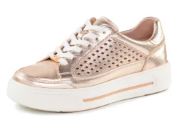 Hot ELENA EDEN Sneaker aus Nappaleder mit luftiger Perforation Damen Sneaker & Sportschuhe|Schnürschuhe