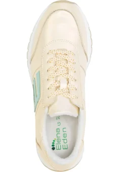 Hot ELENA EDEN Sneaker aus schimmerndem Nappaleder Damen Sneaker & Sportschuhe|Schnürschuhe