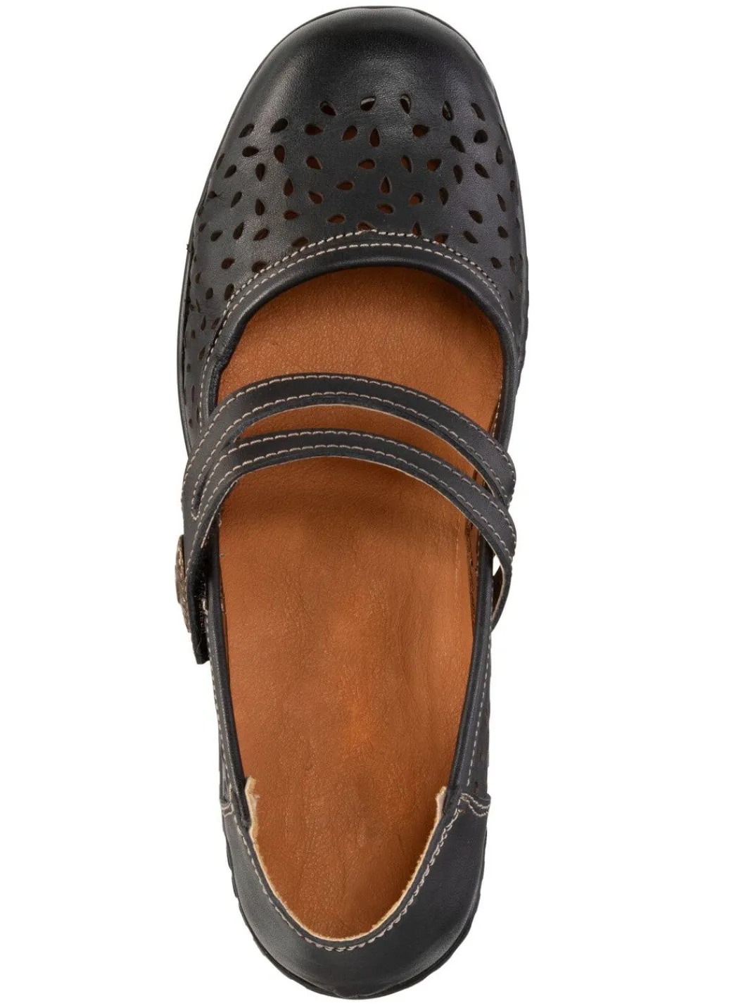 Outlet ELENA EDEN, sommerliche Damen-Spangenschuhe, Weite H, mit herausnehmbarem Fußbett Damen Slipper