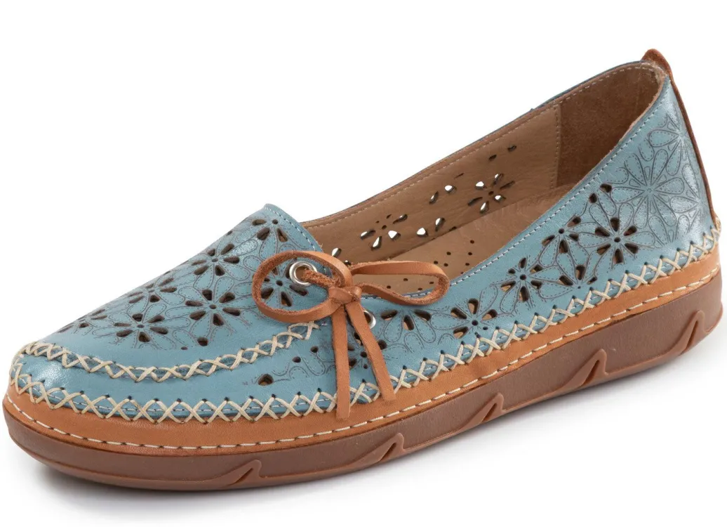 Best ELENA EDEN, sommerliche Damen-Slipper, Weite H, mit herausnehmbarem Fußbett Damen Slipper