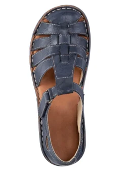 Hot ELENA EDEN, sommerliche Damen-Slipper, Weite G, mit Klettspange Damen Sneaker & Sportschuhe|Slipper