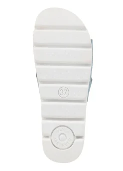 Discount ELENA EDEN, sommerliche Damen-Pantoletten, aus Leder Damen Pantoletten