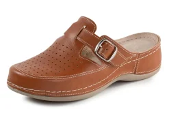 ELENA EDEN, sommerliche Damen-Clogs, Weite G, mit verstellbarer SchlieĂe Damen Clogs