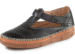 Hot ELENA EDEN, sommerliche Damen-Slipper, Weite H, mit Klettverschluss Damen Slipper