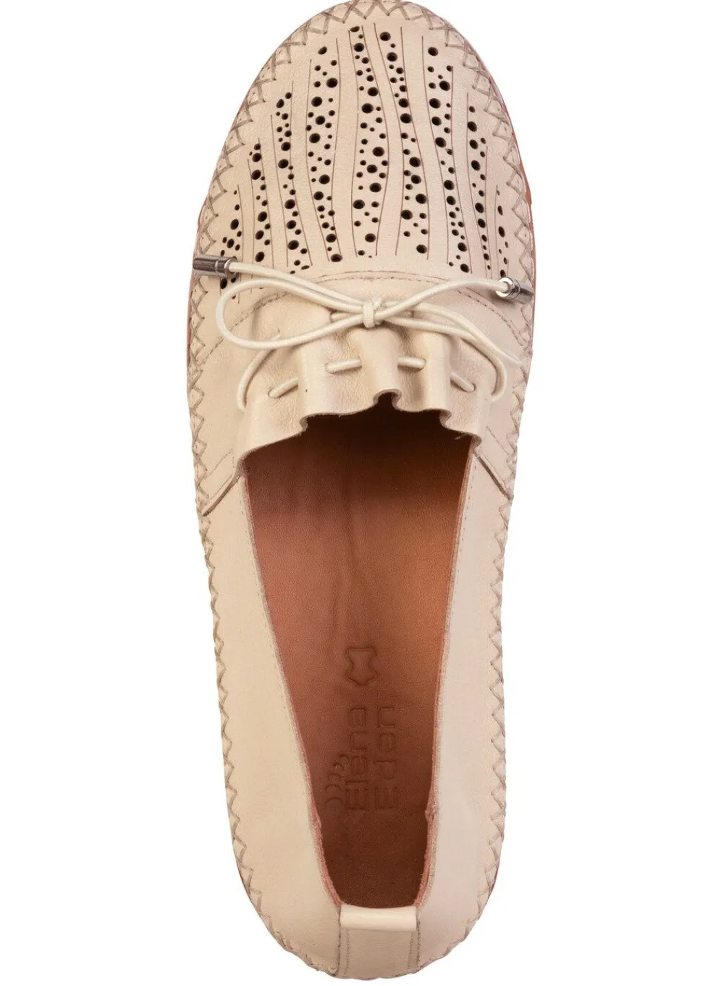 Hot ELENA EDEN, sommerliche Damen-Slipper, Weite G, aus Leder Damen Slipper