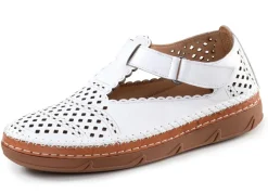 Discount ELENA EDEN, sommerliche Damen-Slipper, Weite H, mit Klettverschluss Damen Slipper