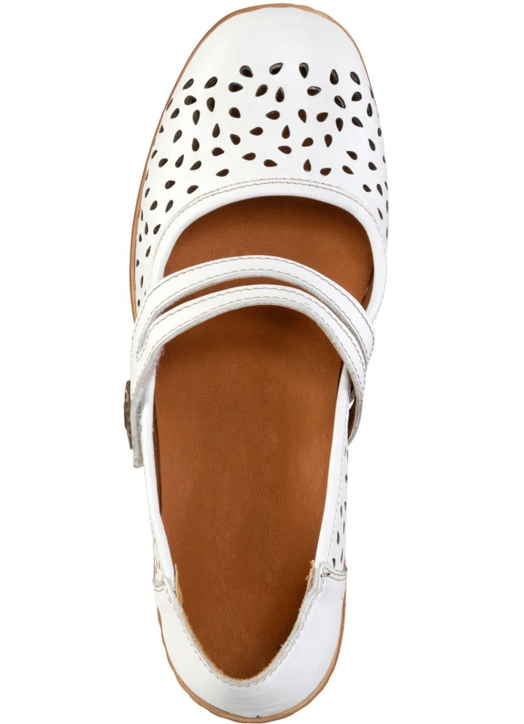 Outlet ELENA EDEN, sommerliche Damen-Spangenschuhe, Weite H, mit herausnehmbarem Fußbett Damen Slipper