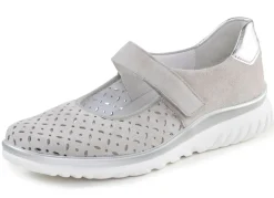 Online ELENA EDEN Spangenschuh aus Veloursleder mit luftigen Durchbrüchen Damen Slipper