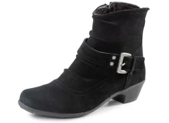 Discount ELENA EDEN Stiefelette mit flotter Raffung und Zier-Schließe Damen Stiefel & Stiefeletten