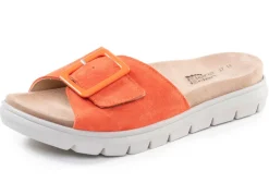 ELENA EDEN, stylische Damen-Pantoletten, Weite H, mit herausnehmbarem Fußbett Damen Pantoletten