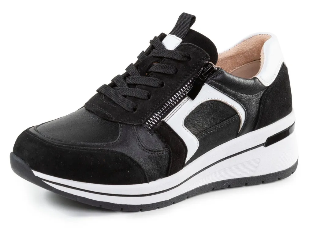 Hot ELENA EDEN, sytlische Damen-Sneaker, Weite H, mit herausnehmbarem Fußbett Damen Sneaker & Sportschuhe|Schnürschuhe