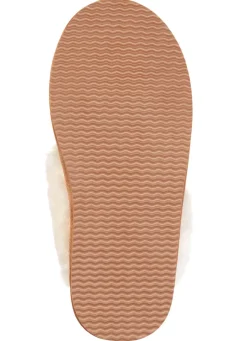 Hot ELENA EDEN, warme Damen-Hausschuhe, mit Lammfell Damen Hausschuhe