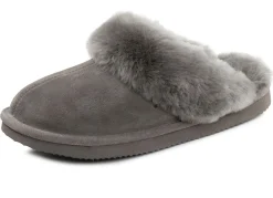 Outlet ELENA EDEN, warme Damen-Hausschuhe, mit Lammfell Damen Hausschuhe