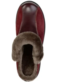 Best ELENA EDEN, warme Damen-Hausschuhe, Weite H, mit Lammfell Damen Hausschuhe