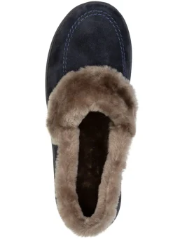 Sale ELENA EDEN, warme Damen-Hausschuhe, Weite H, mit Lammfell Damen Hausschuhe