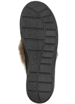 Sale ELENA EDEN, warme Damen-Hausschuhe, Weite H, mit Lammfell Damen Hausschuhe