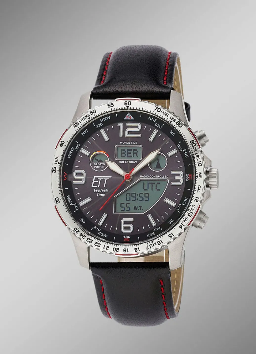 Hot ETT EGS-11573-21L Professional Herrenuhr Herren Funkuhren