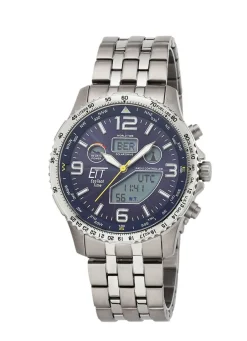 Best ETT EGS-11575-31M Professional Funk-Solar-Herrenuhr Herren Funkuhren