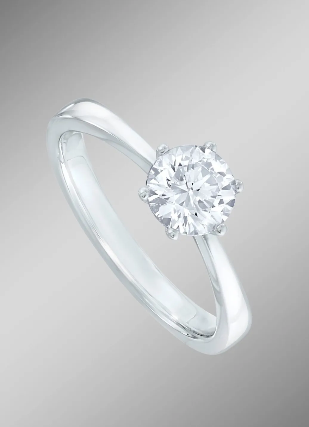 New Fabelhafter Solitär-Damenring mit Brillant Damen Ringe