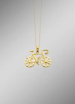 Fahrrad-Anhänger aus Gold Herren Anhänger