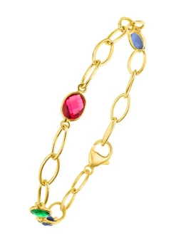 Online Farbenfrohe Eleganz: Armband mit Quarzen in verschiedenen Farben Damen Halsketten|Armbänder