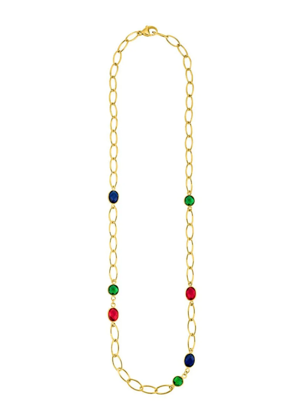 Sale Farbenfrohe Eleganz: Halskette mit Quarzen in verschiedenen Farben Damen Halsketten