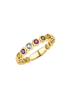 Damen Mona Ringe<Farbenfroher Memoire-Ring aus hochwertigem Gold