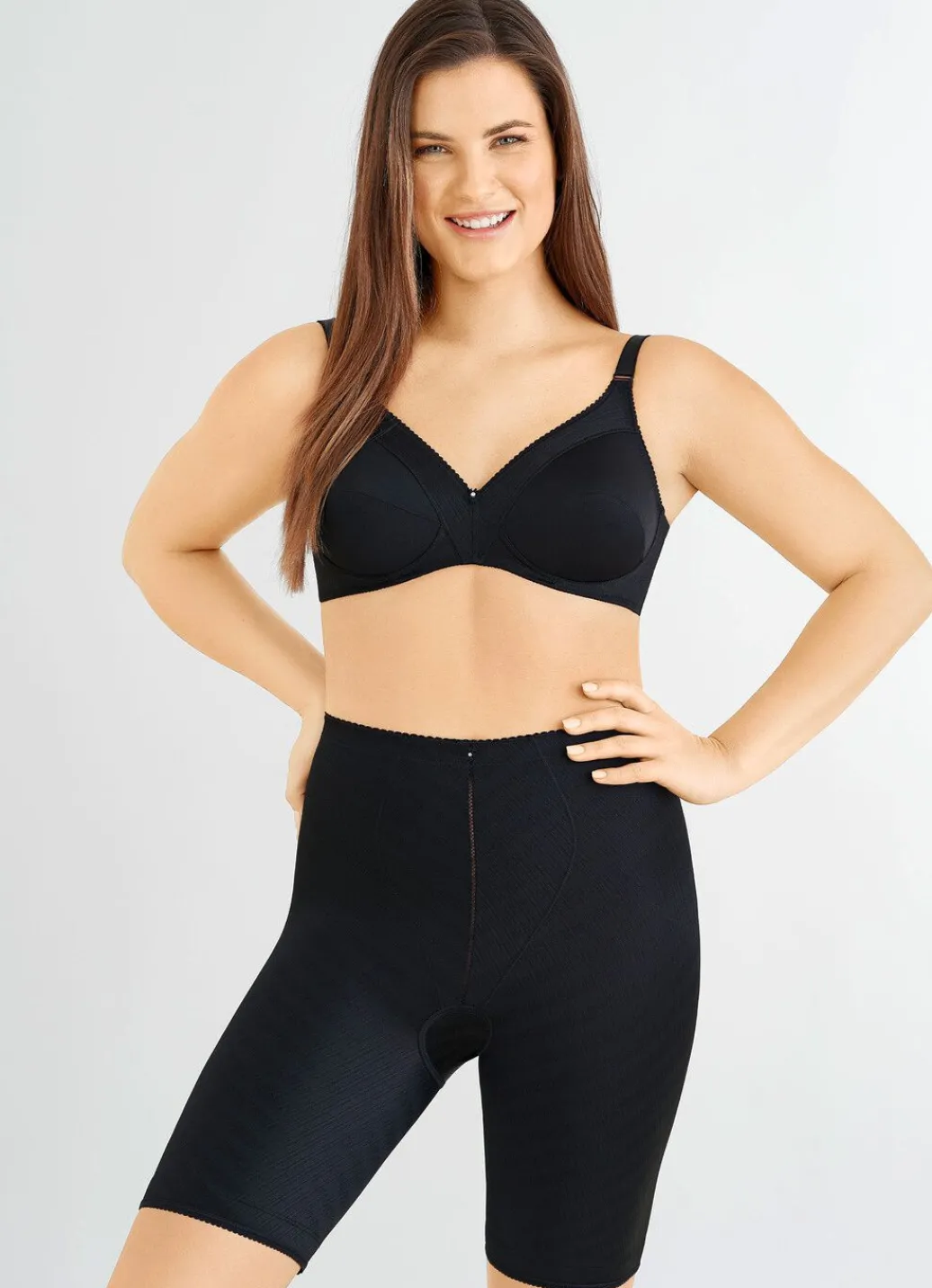 Hot Felina Miederhose mit langem Bein Damen Miederhosen