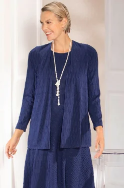 Damen Mona Blusenjacken|Basics<Figur umspielendes Chasuble