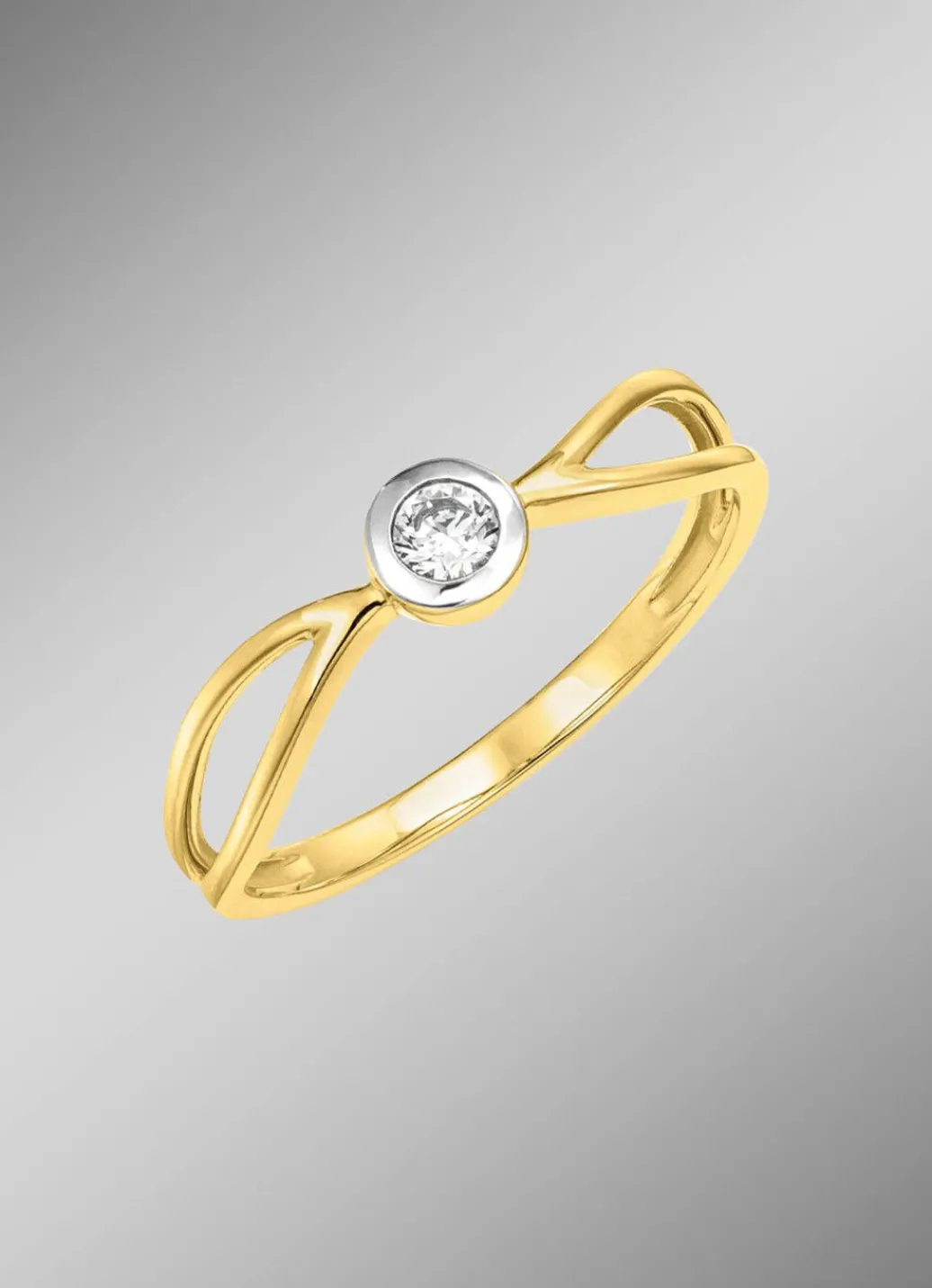 Online Filigrane Schönheit: Damenring mit synth. Zirkonia Damen Ringe