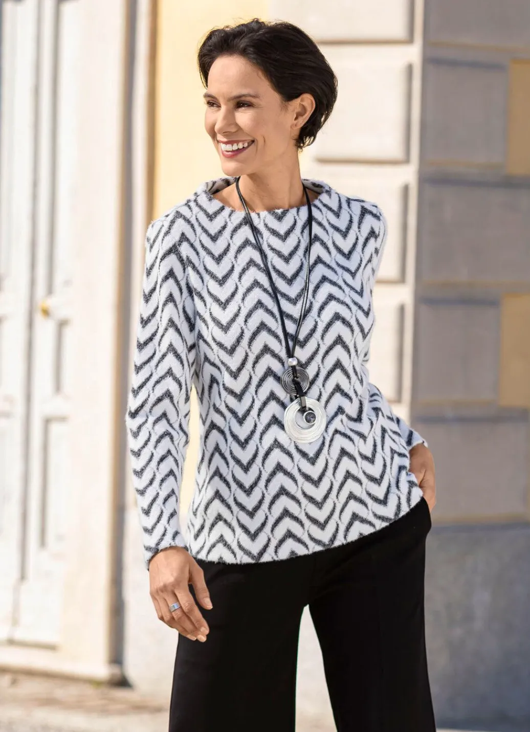 Damen Mona Tuniken<Flauschige Shirt-Tunika von laurakent